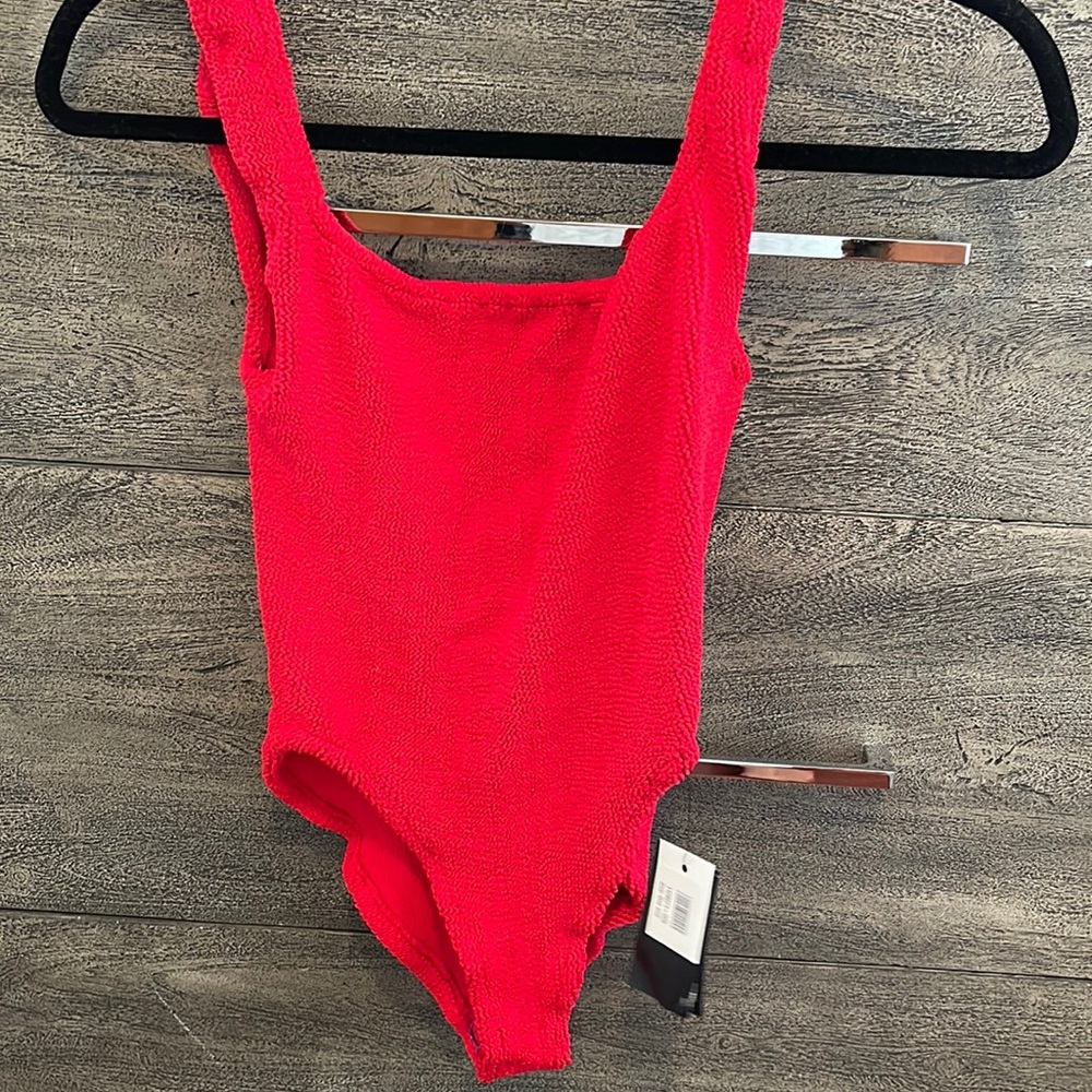 Brand new red Hunza G one piece
